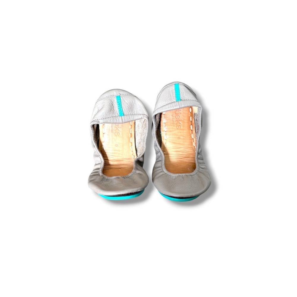 Tieks by Gavrieli Ballet Flats Womens 8 Taupe Leather Foldable Split Sole Box